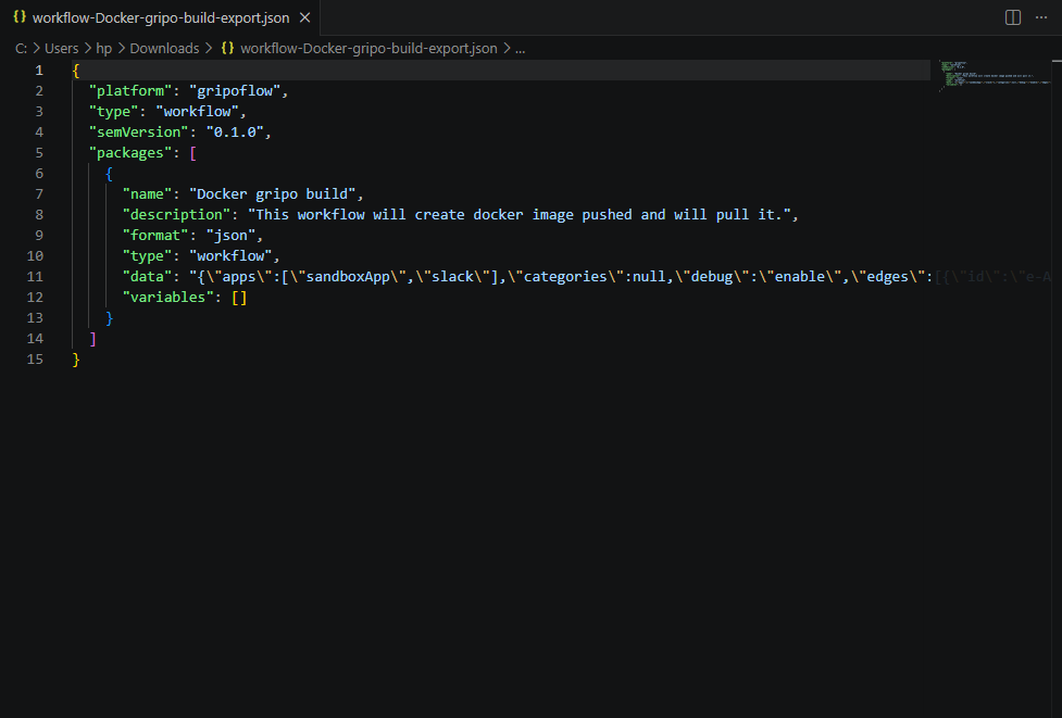 Export Plugin Menu
